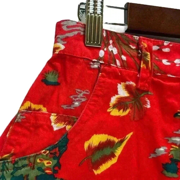 Vintage Birch Bros. By the Eagles Eye Red Deer 100% Cotton Skirt Women’s Size 6 - Picture 2 of 9